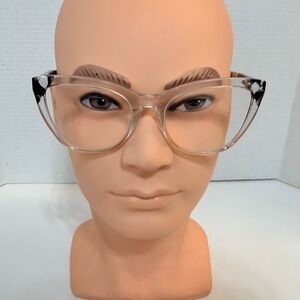 GUESS GU2674 Clear/Brown Cat Eye Optical Eyeglasses Frame 53-19-140